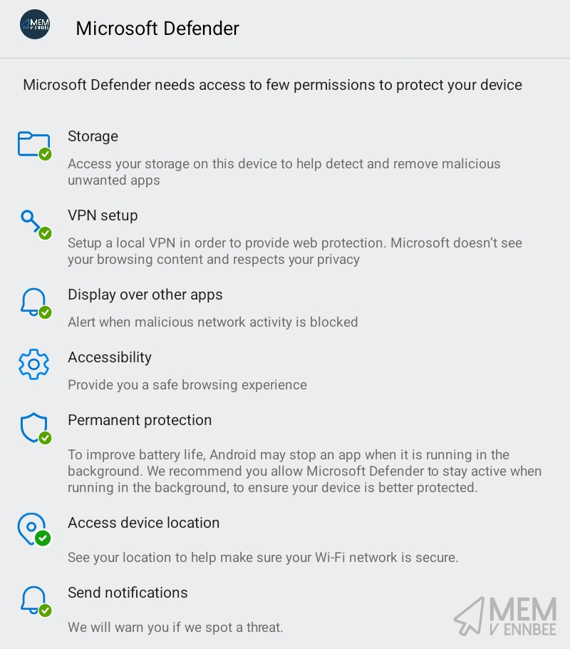 Defender for Endpoint App Permissions