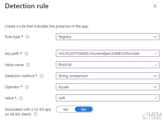 Dell App Detection UEFI