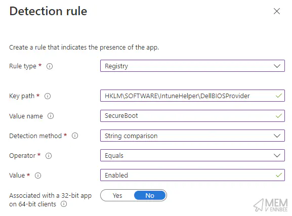 Dell App Detection SecureBoot