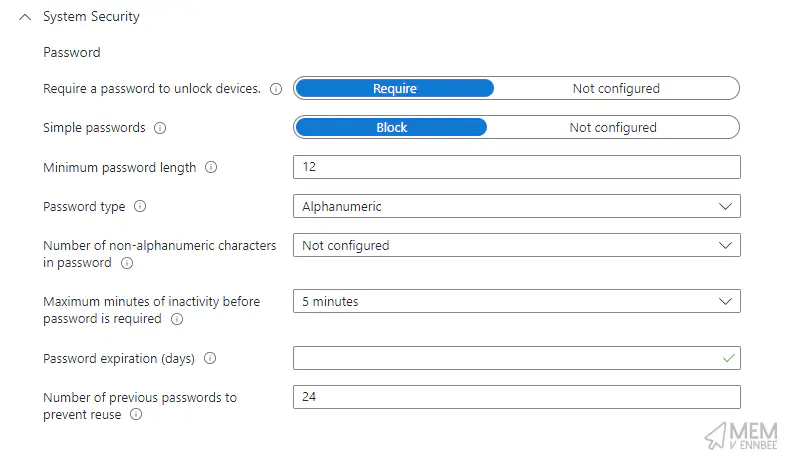 macOS Password Compliance Policy