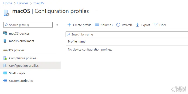 macOS Config Profile