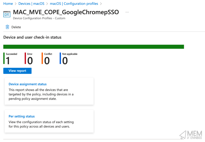 Microsoft Intune Custom Profile Report