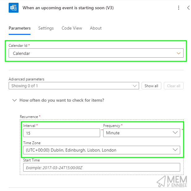 Configuring Trigger settings