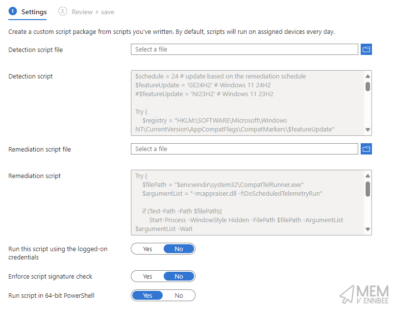 Feature Update Readiness remediation